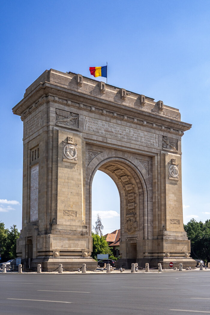 Triumphal Arch, Bucharest, Romania