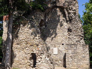 Franziskanerkirche Ruine, Budapest, Ungarn
